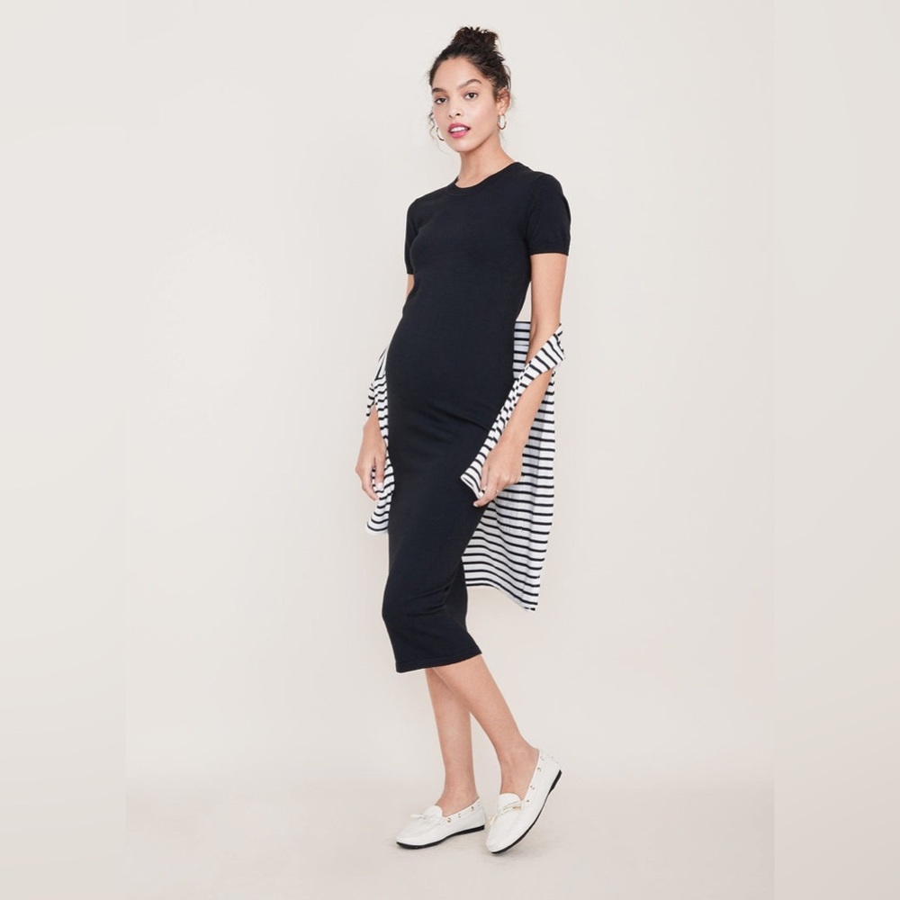 The Eliza Dress by Hatch maternity in black, size 3 (large)